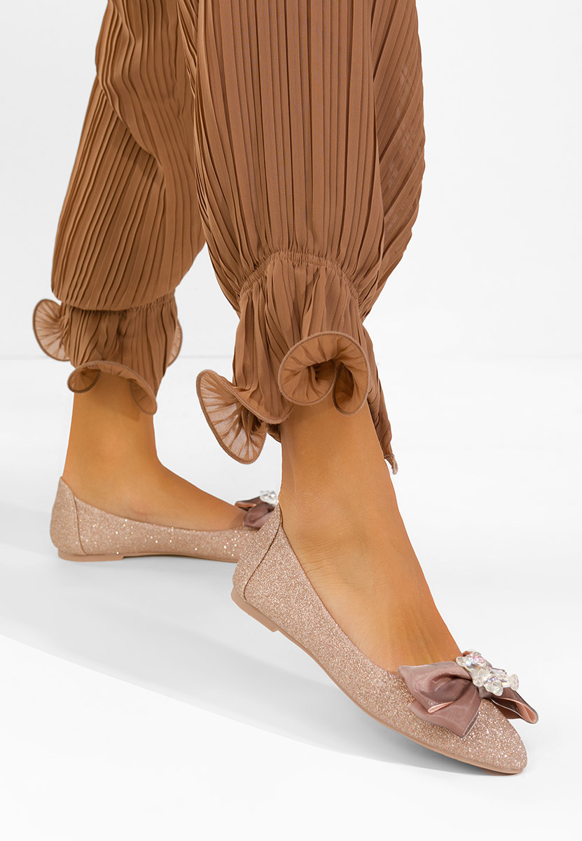 Μπαλαρίνες Adelyma champagne