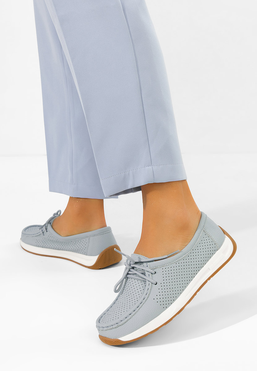 Μοκασίνια γυναικεια Kaliana μπλε