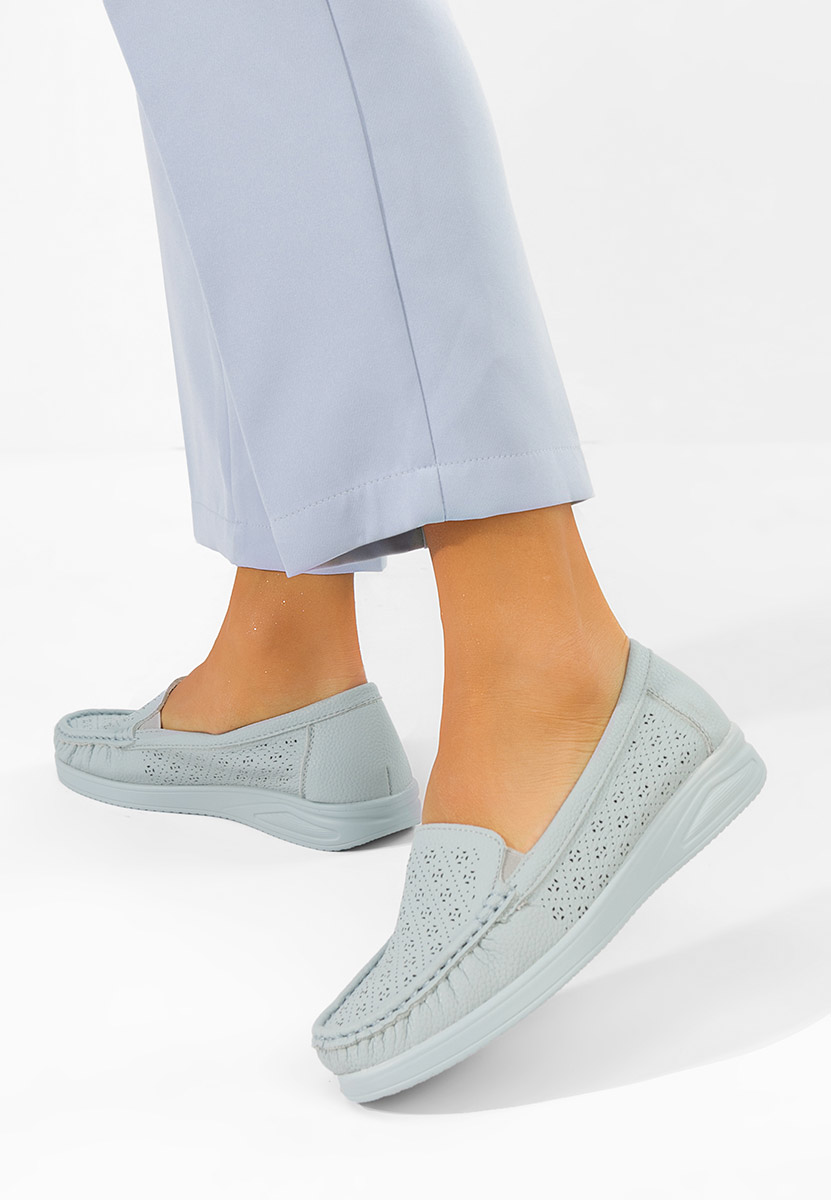 Μοκασίνια γυναικεια Valelia μπλε