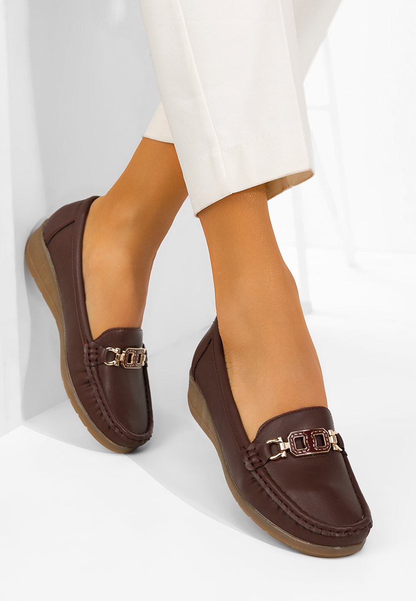 Μοκασίνια γυναικεια Varalia μπορντό