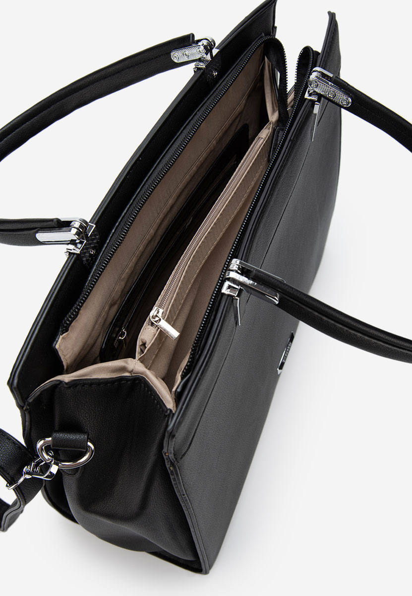 Τσάντα office Silvia Rosa 8170 Μαύρα