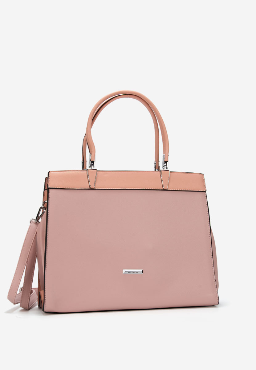 Τσάντα office Silvia Rosa 8170 ροζ