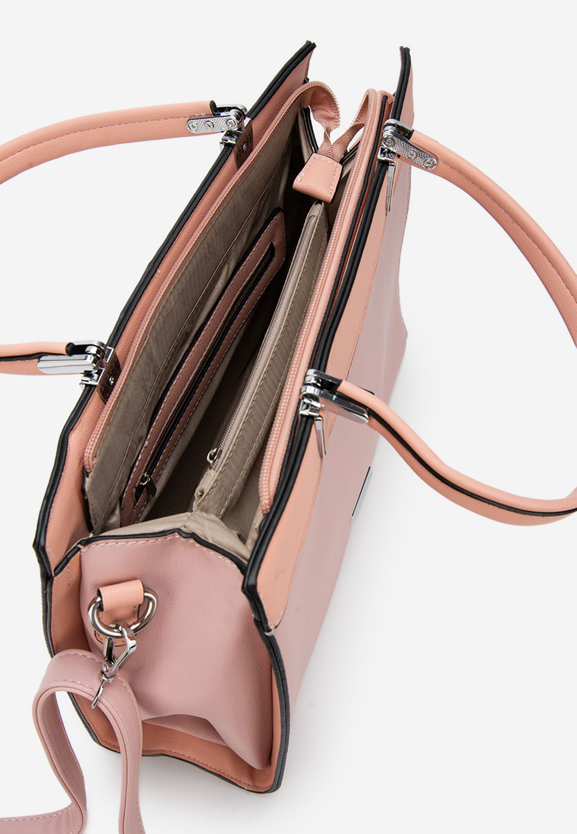 Τσάντα office Silvia Rosa 8170 ροζ