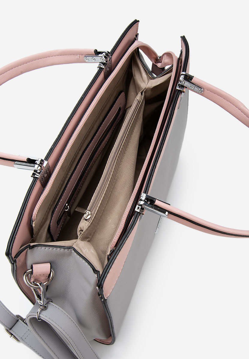 Τσάντα office Silvia Rosa 8170 γκρι