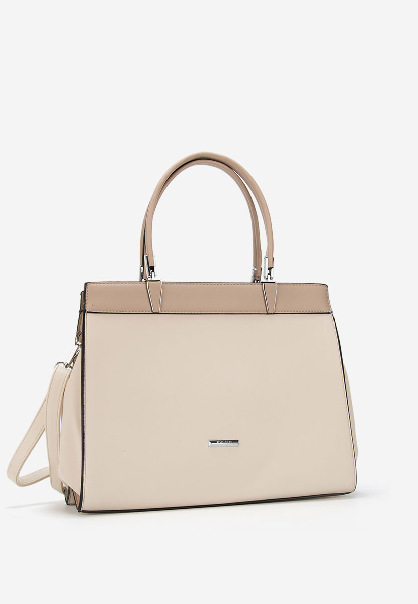 Τσάντα office Silvia Rosa 8170 ασπρη ελεφαντοδοντο