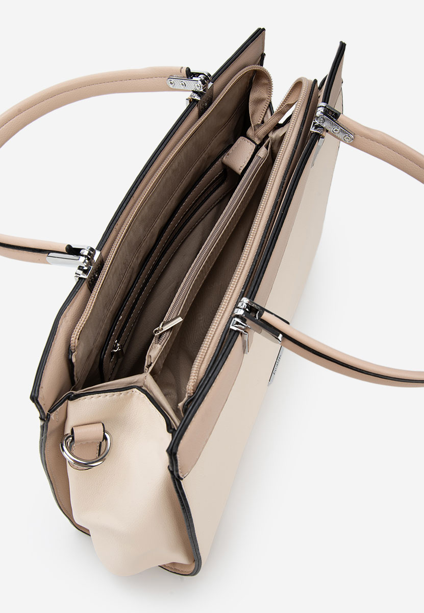 Τσάντα office Silvia Rosa 8170 ασπρη ελεφαντοδοντο