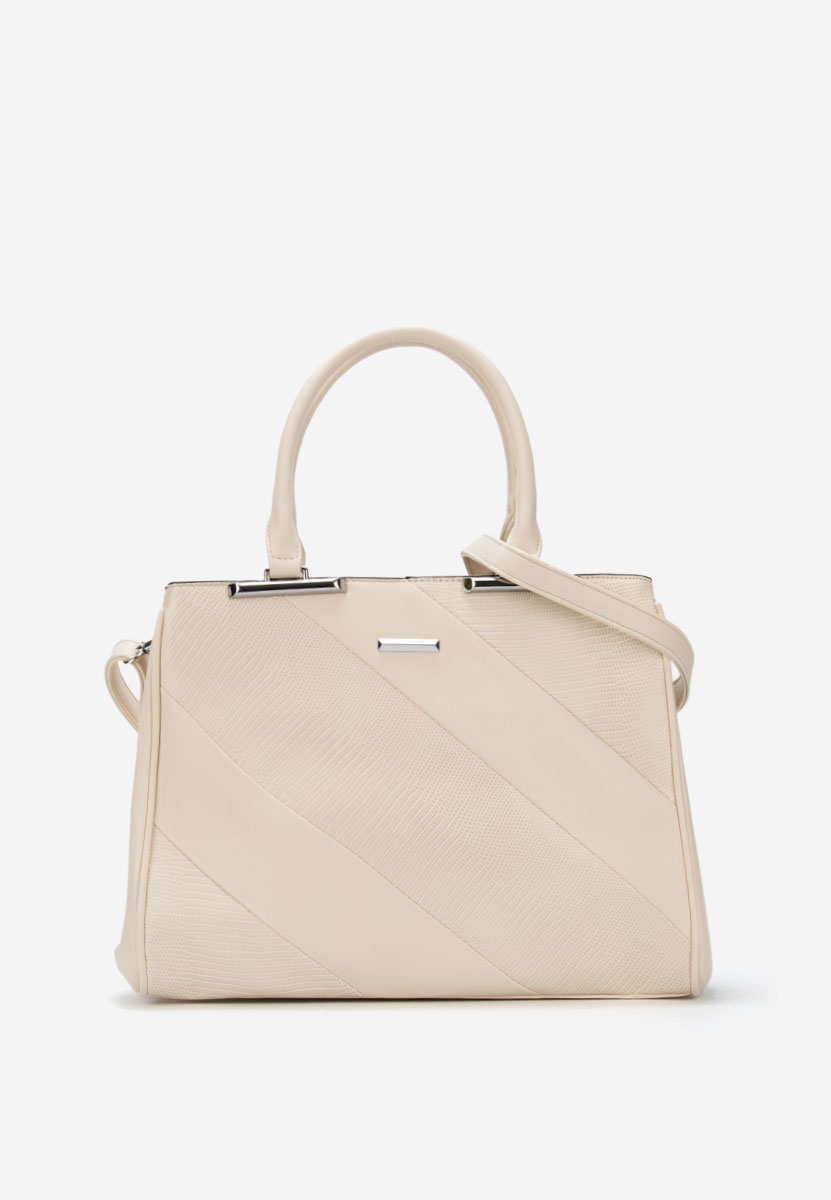 Τσάντα office Silvia Rosa 8180 ασπρη ελεφαντοδοντο