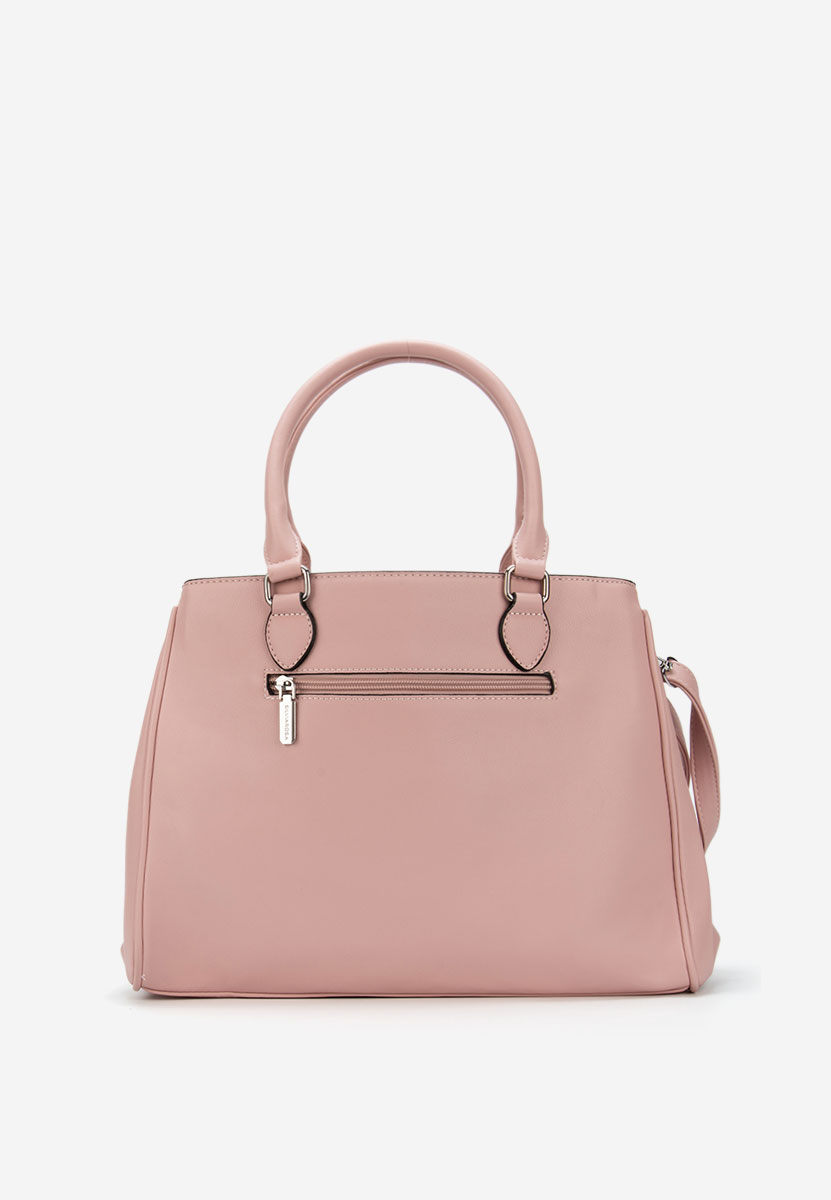 Τσάντα office Silvia Rosa 8180 ροζ