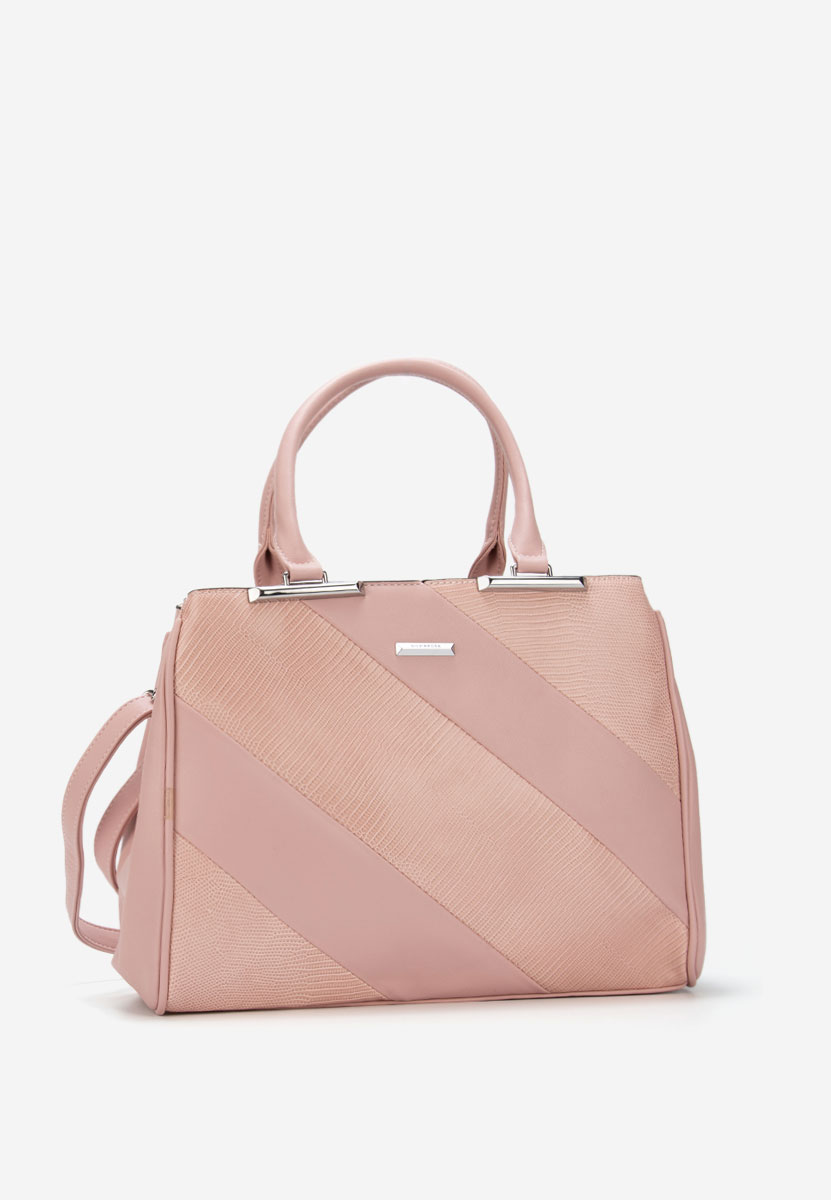 Τσάντα office Silvia Rosa 8180 ροζ