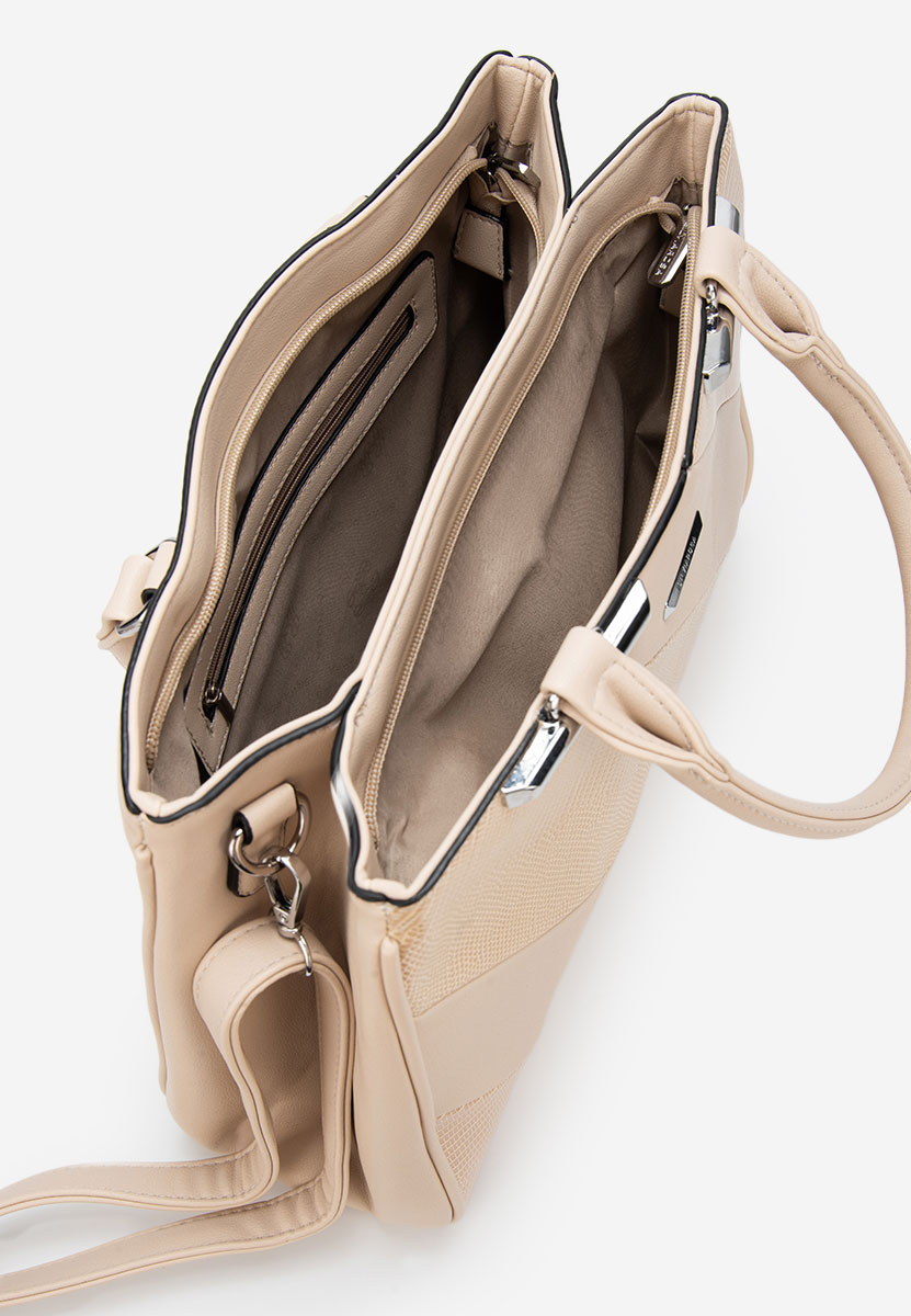 Τσάντα office Silvia Rosa 8180 μπεζ