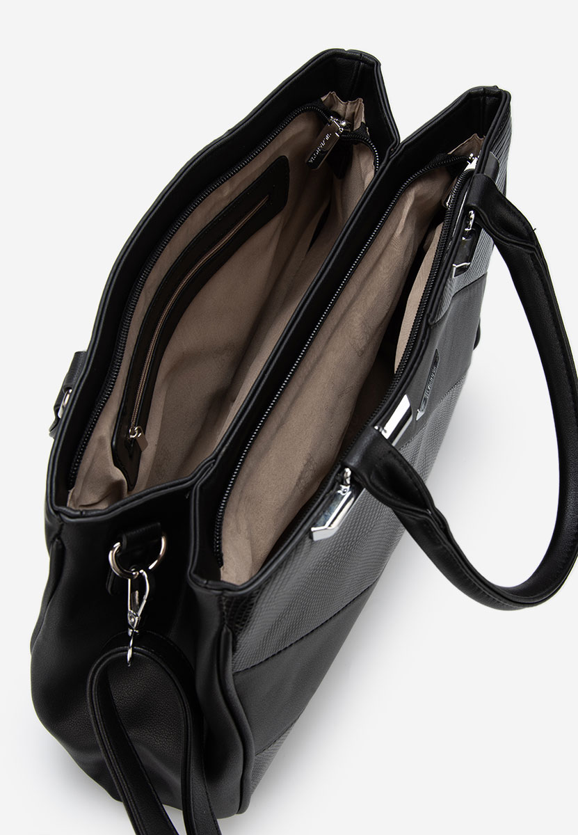 Τσάντα office Silvia Rosa 8180 Μαύρα