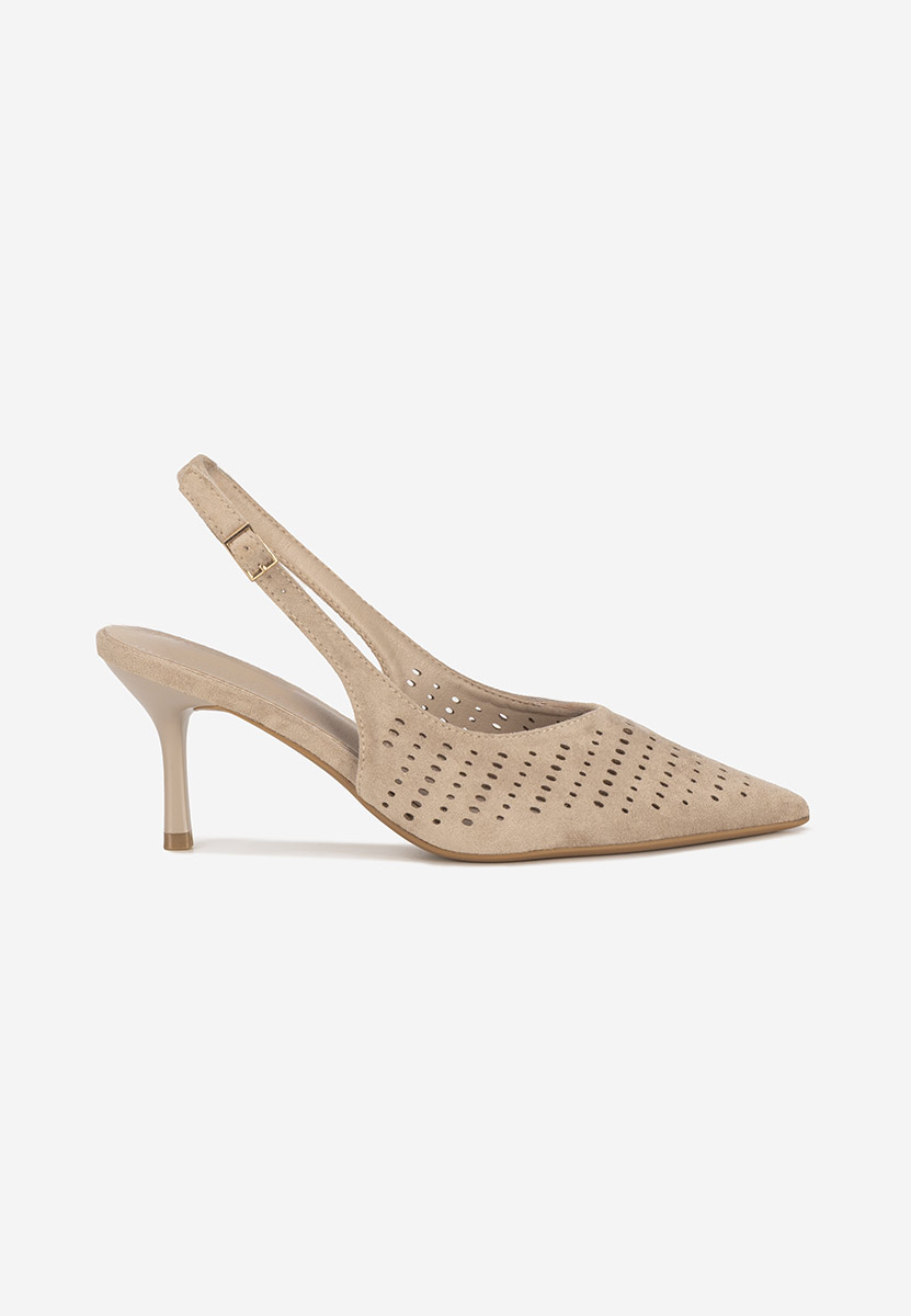 Γόβες slingback Osyana μπεζ