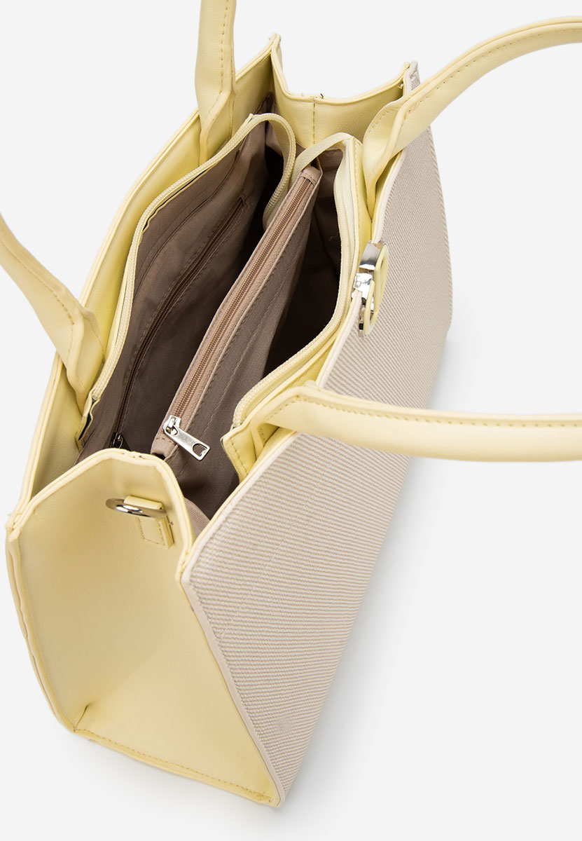 Τσάντα office Jaylena Κιτρινες