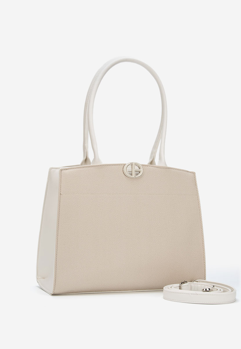 Τσάντα office Jaylena ασπρη ελεφαντοδοντο