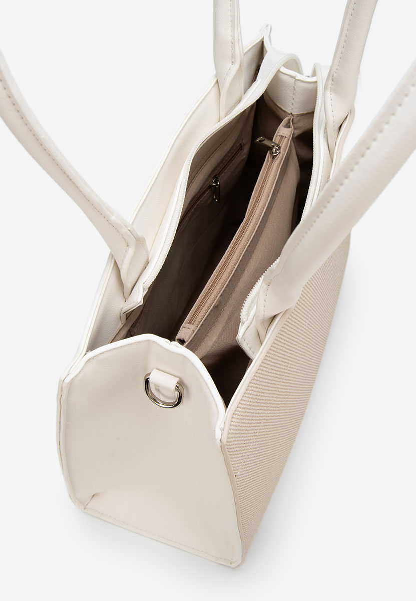 Τσάντα office Jaylena ασπρη ελεφαντοδοντο