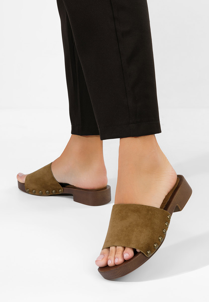 Παντόφλες γυναικειεσ Syndi καφε