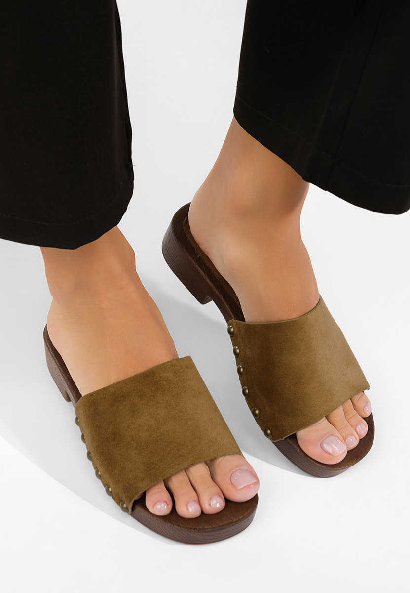 Παντόφλες γυναικειεσ Syndi καφε