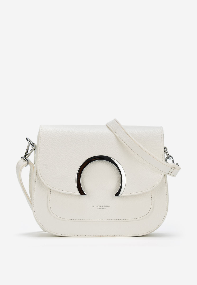 Τσάντα ωμου Silvia Rosa 25J511 ασπρη ελεφαντοδοντο