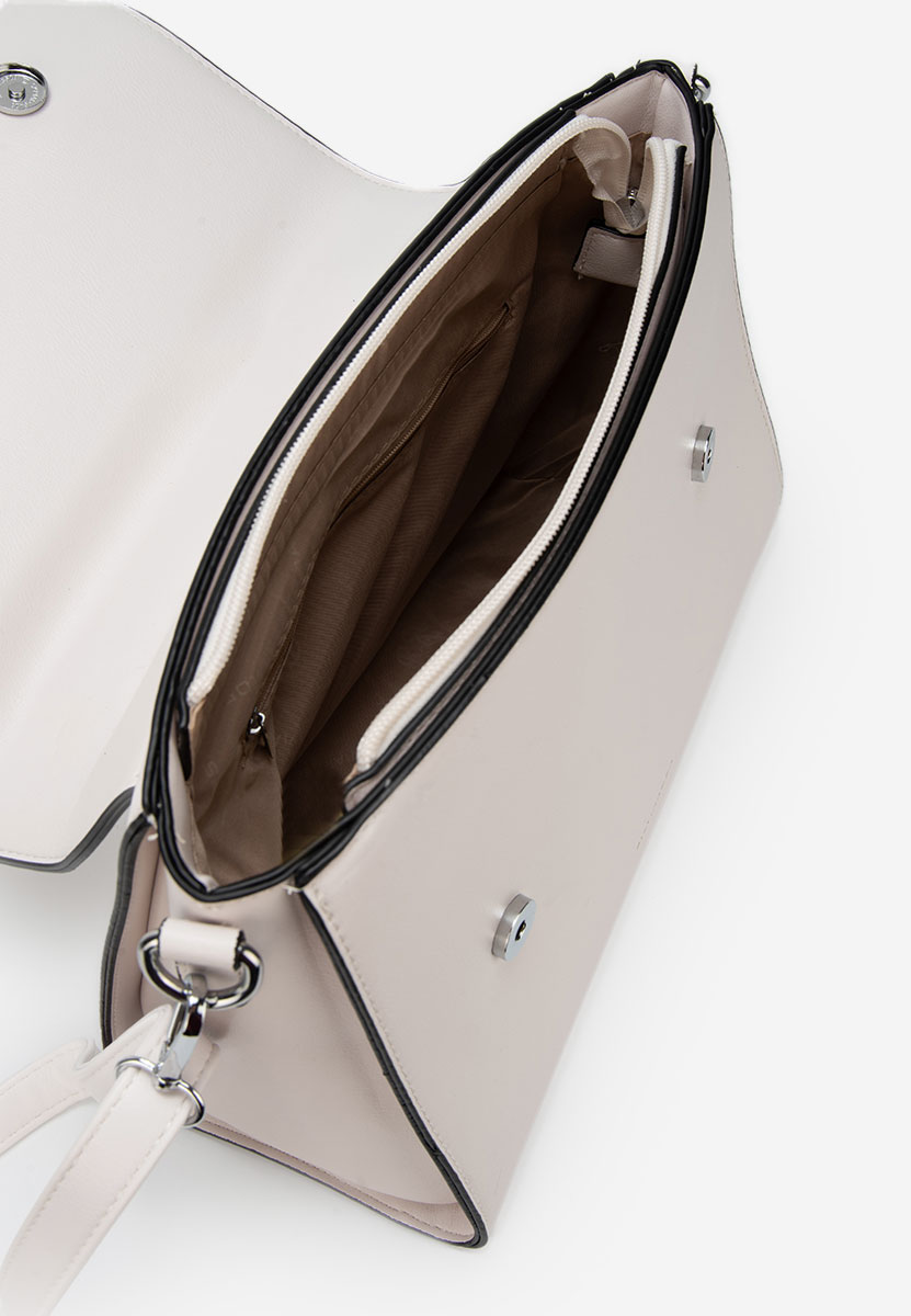 Τσάντα Χεριού Silvia Rosa 5956 λευκά