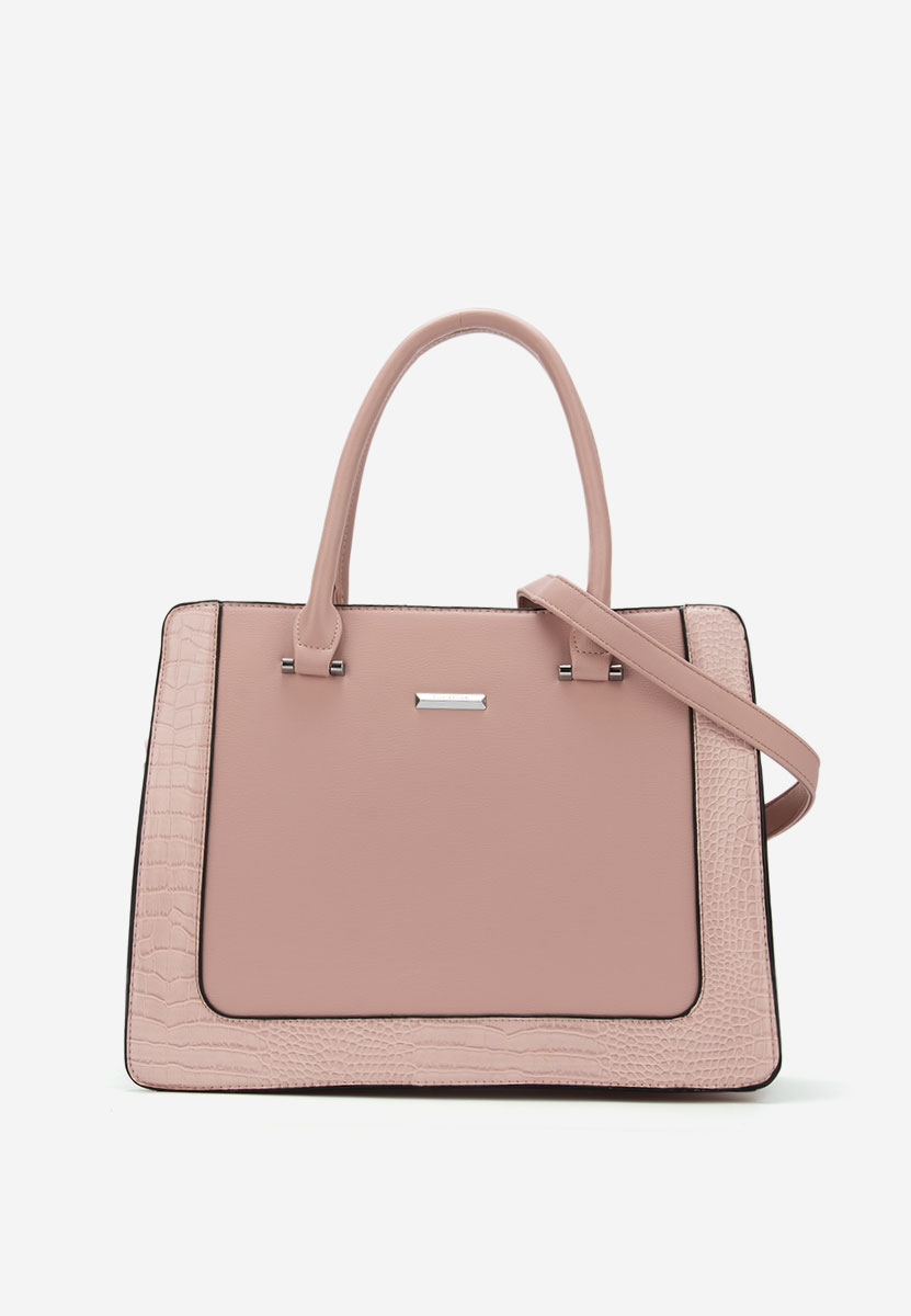 Τσάντα office Silvia Rosa 8045 ροζ