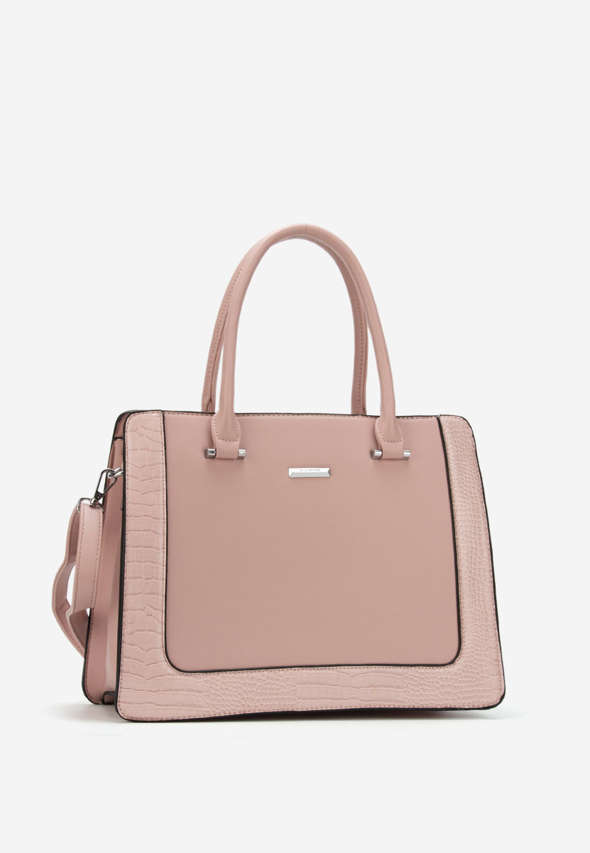 Τσάντα office Silvia Rosa 8045 ροζ
