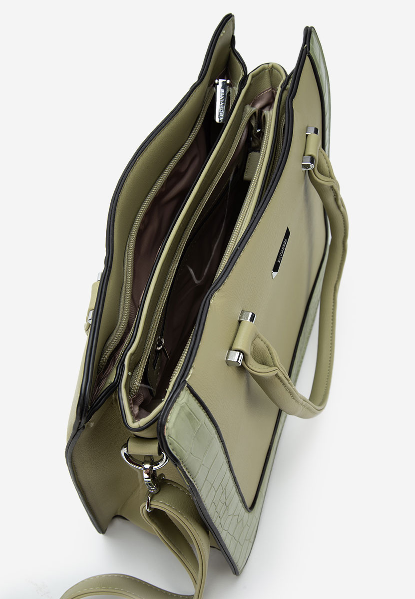 Τσάντα office Silvia Rosa 8045 πρασινα