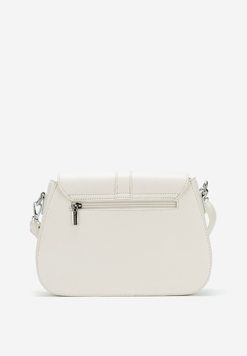 Τσάντα ωμου Silvia Rosa 25J510 ασπρη ελεφαντοδοντο