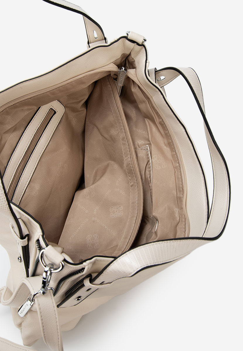 Τσάντα Χεριού Silvia Rosa 8256 μπεζ