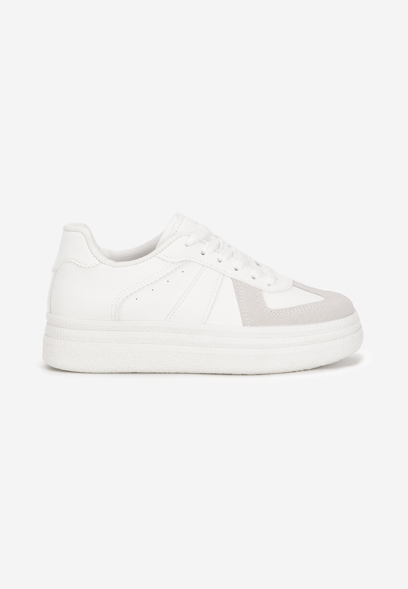 Sneakers με πλατφόρμα Serinia λευκά