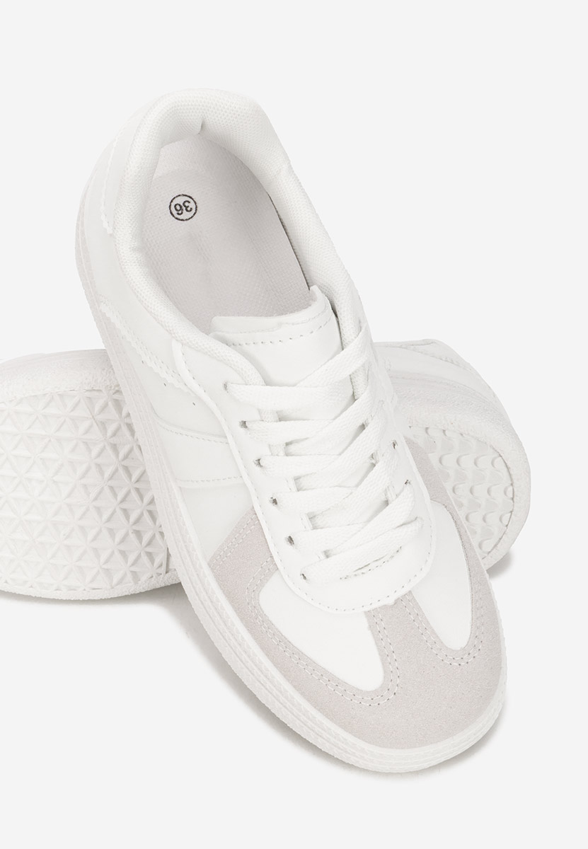 Sneakers με πλατφόρμα Serinia λευκά