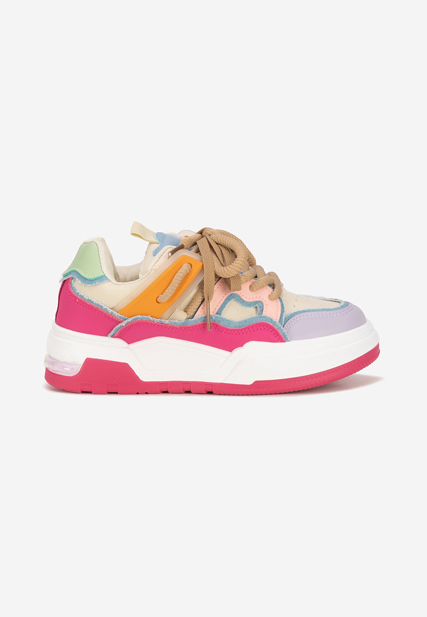 Sneakers με πλατφόρμα Cinzela φούξια