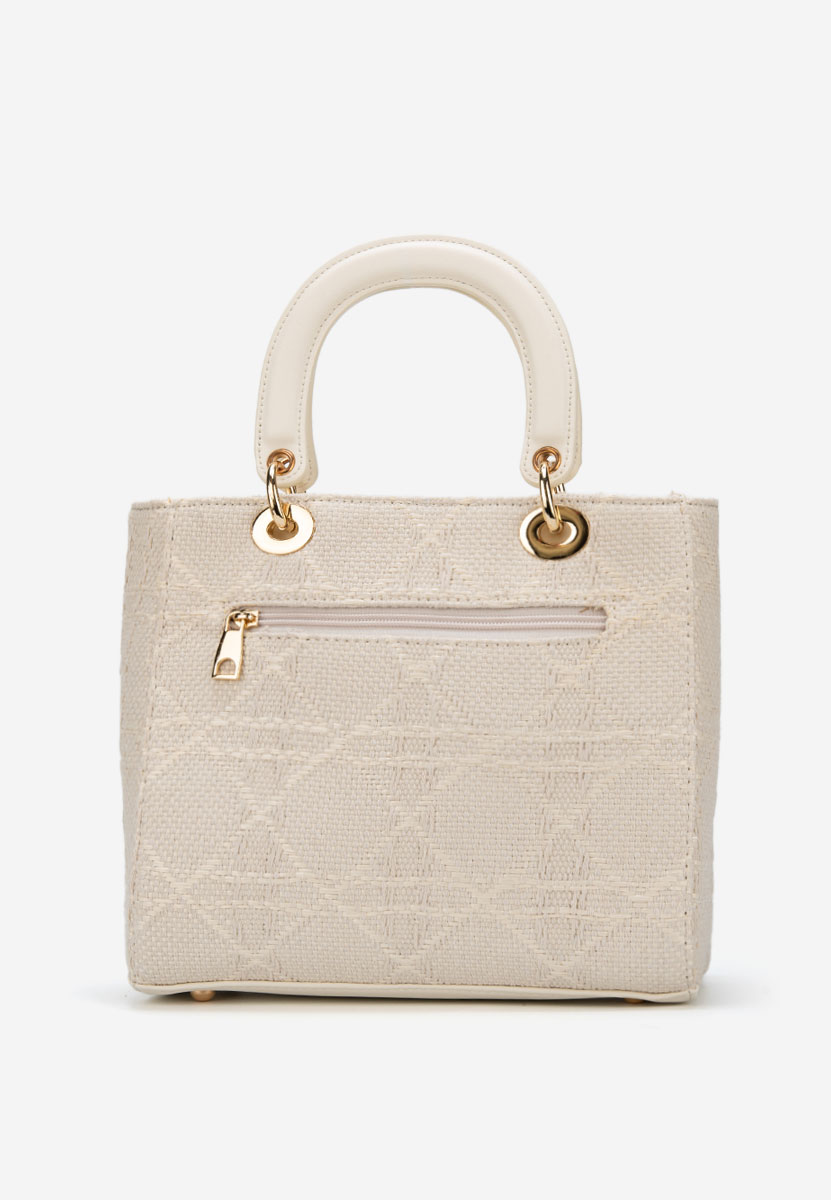 Τσάντα Χεριού Nanaria ασπρη ελεφαντοδοντο