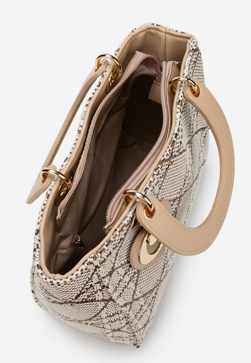 Τσάντα Χεριού Nanaria μπεζ