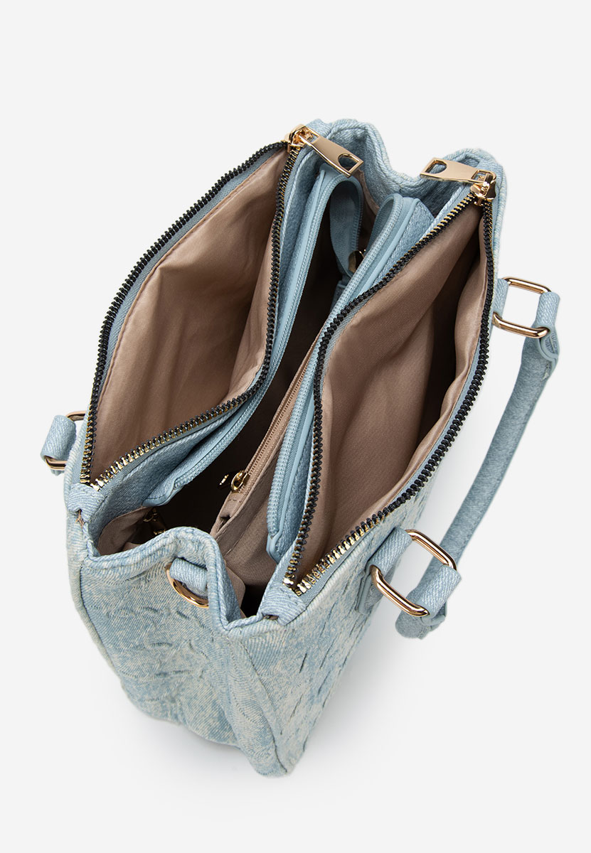 Τσάντα Χεριού Karlasia V2 Τζιν