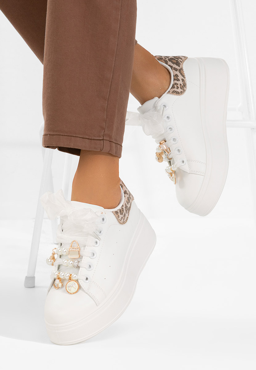 Sneakers με πλατφόρμα Cellia V3 λευκά