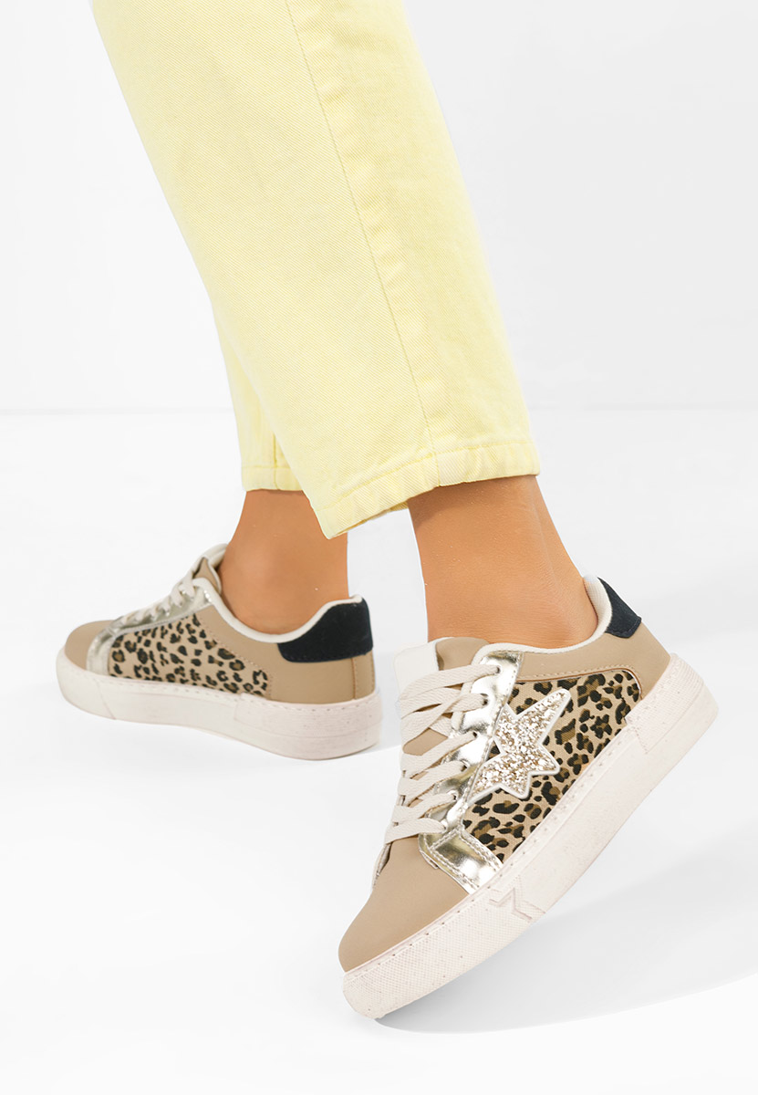 Sneakers γυναικεια Steliana λεοπαρ