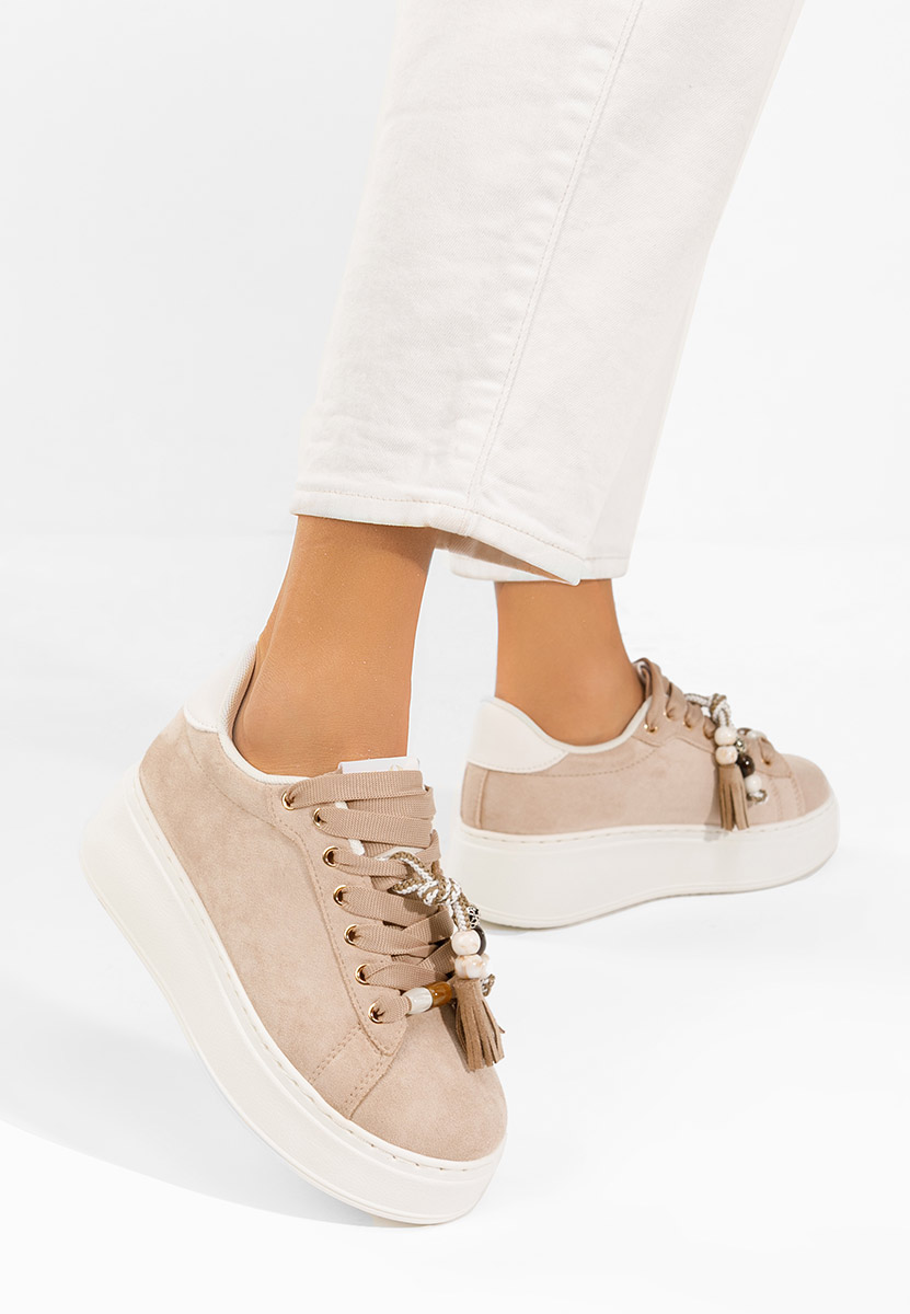Sneakers με πλατφόρμα Zoira χακι