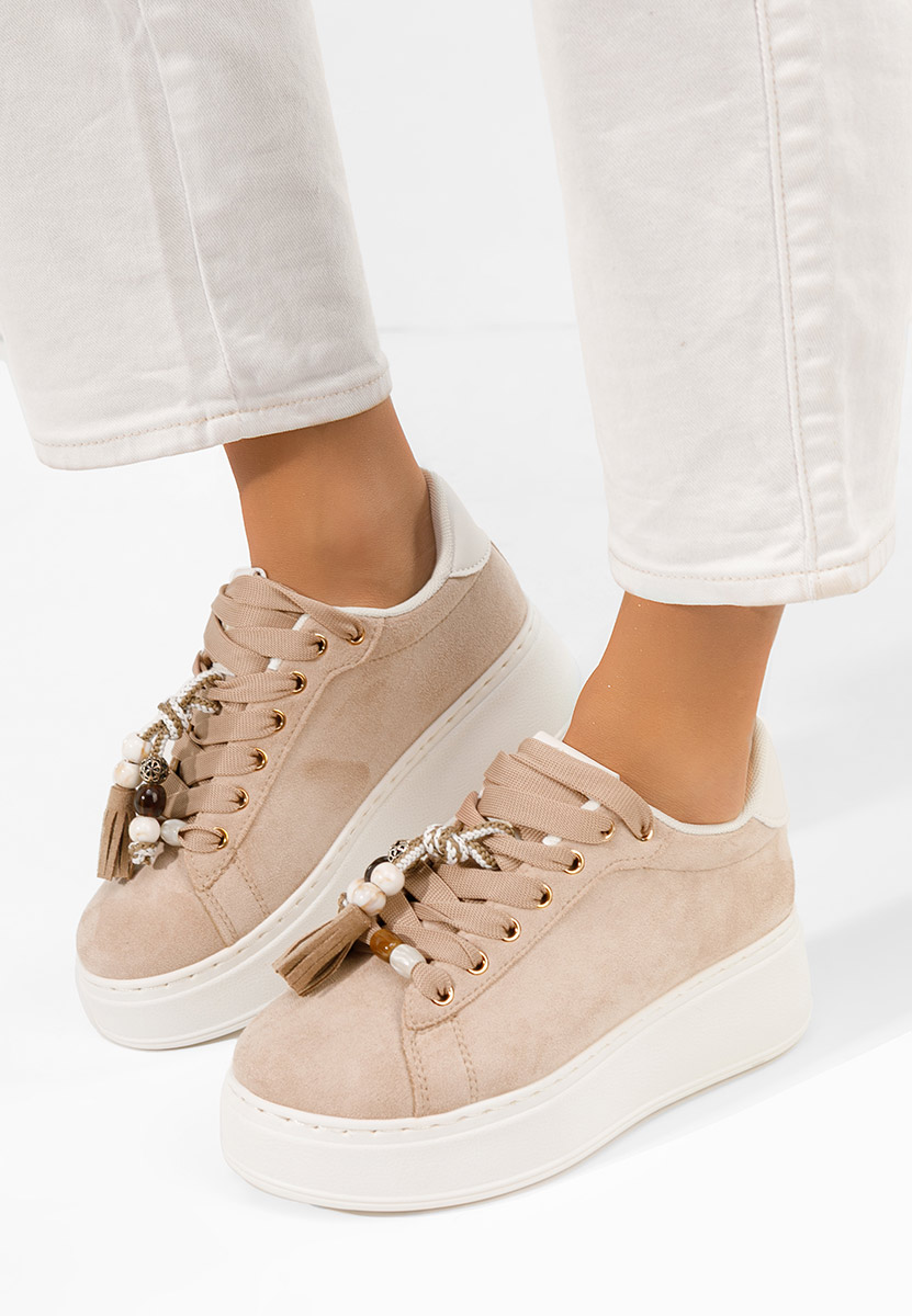 Sneakers με πλατφόρμα Zoira χακι
