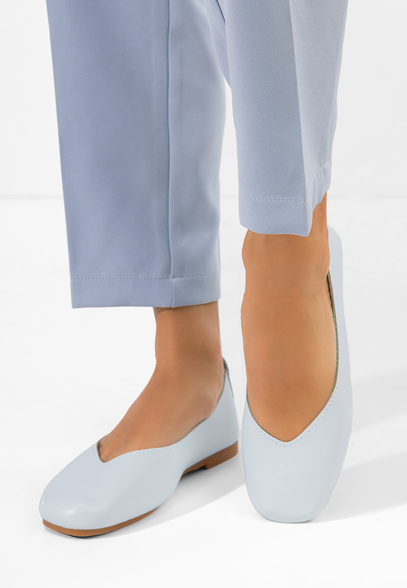 Μπαλαρίνες δερματινεσ Gabiela μπλε