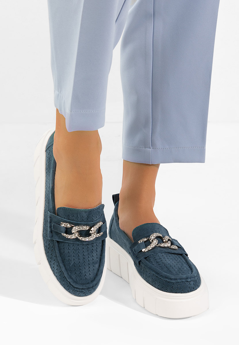 Μοκασίνια γυναικεια δερματινα Tryna Νειβι