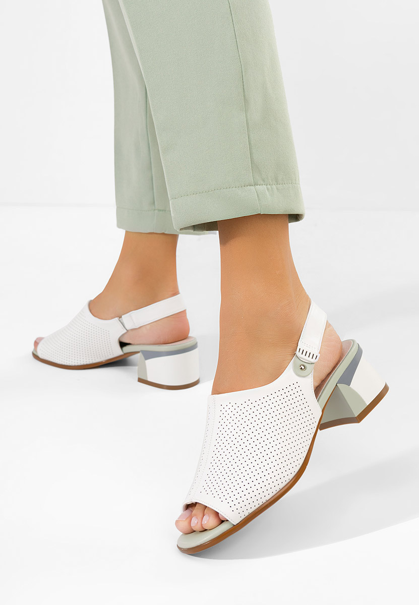 Σανδάλια δερματινα Kalya λευκά