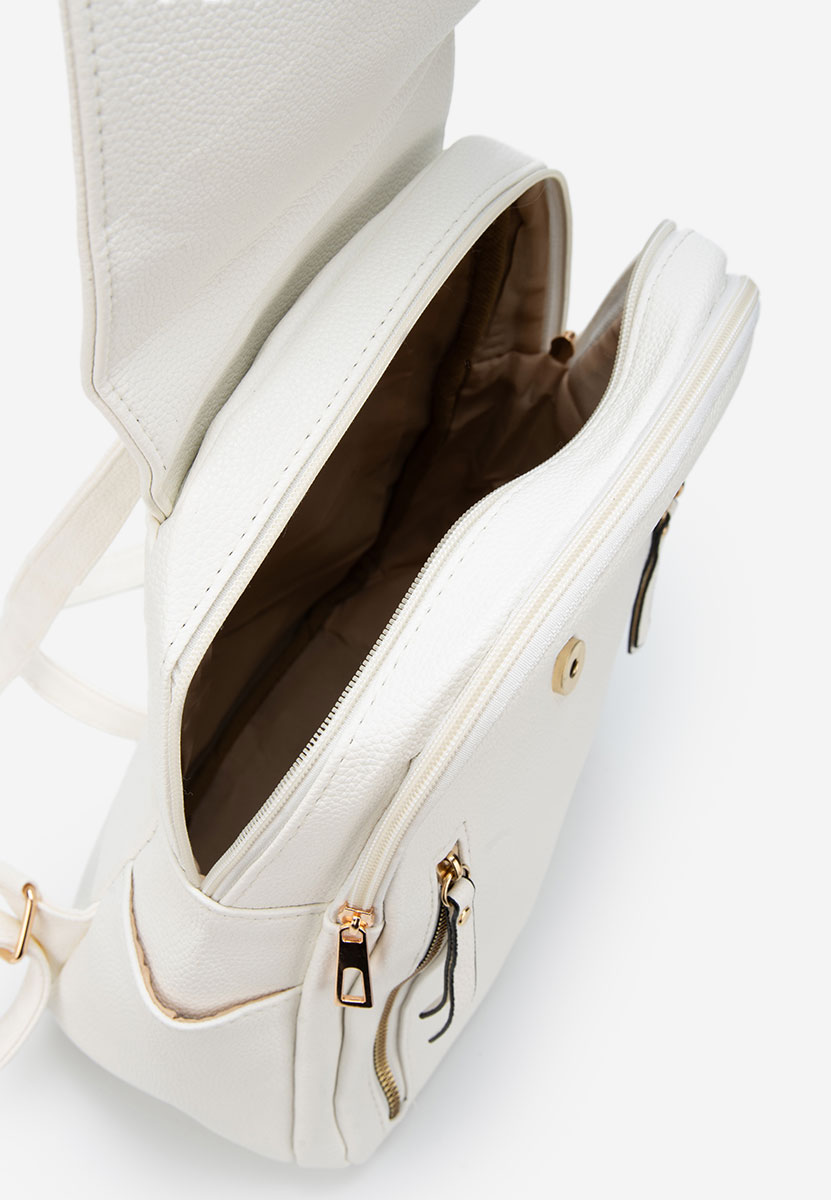 Γυναικείο σακίδιο Vicenzia V2 λευκά