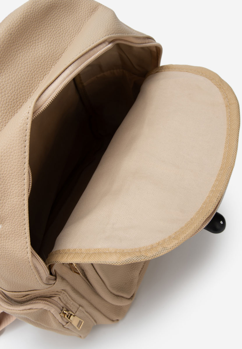 Γυναικείο σακίδιο Milesia μπεζ