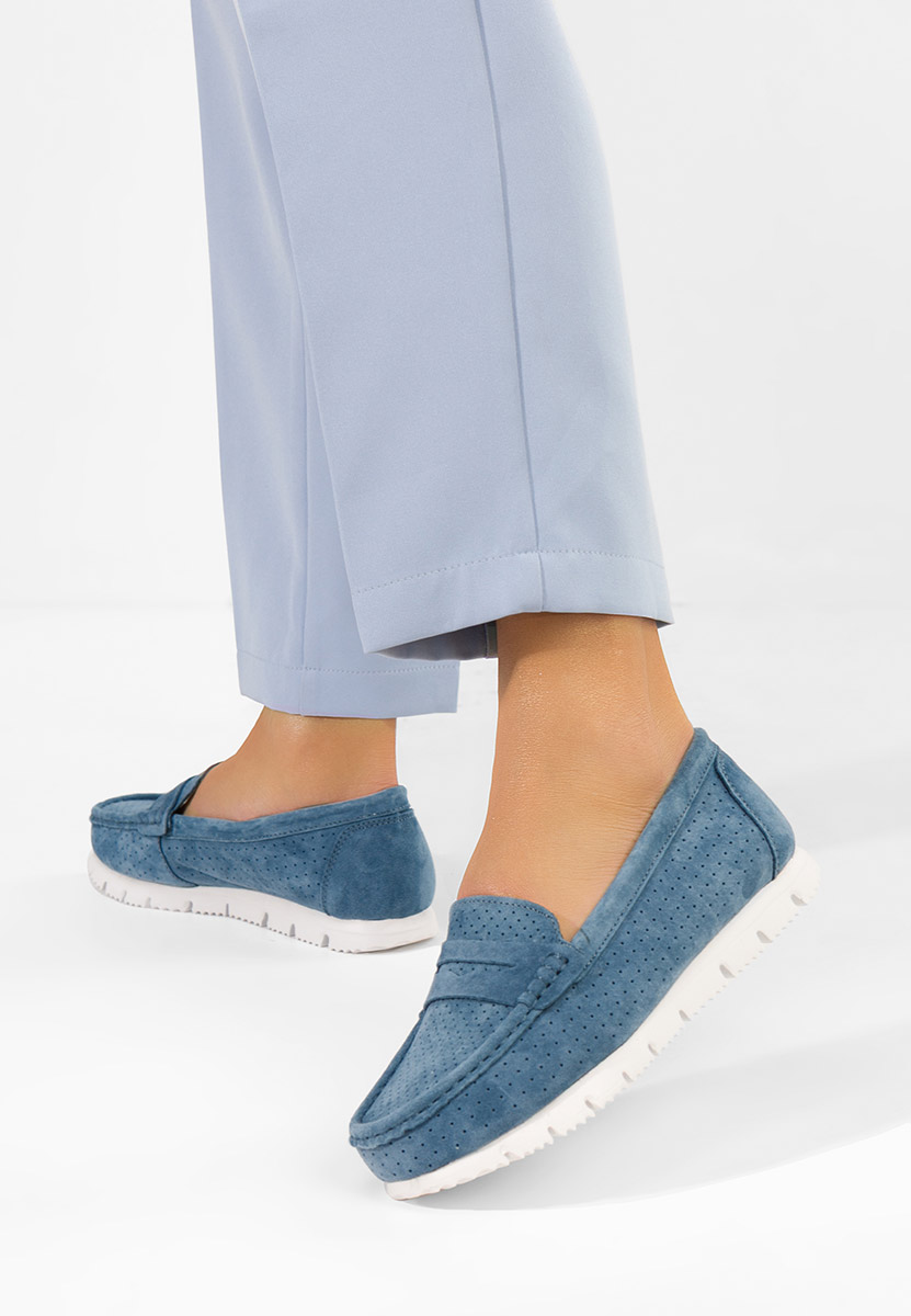 Μοκασίνια γυναικεια δερματινα Valerimia Νειβι