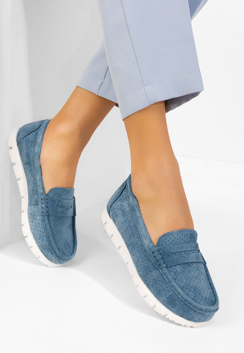 Μοκασίνια γυναικεια δερματινα Valerimia Νειβι