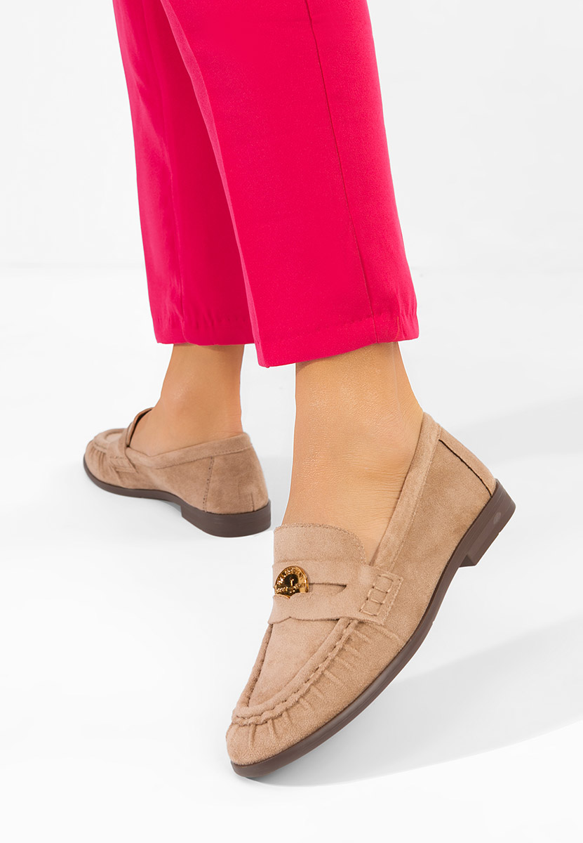 Μοκασίνια  γυναικεια Henaria χακι