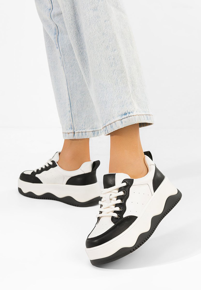 Sneakers γυναικεια δερματινα Euselia V2 λευκά