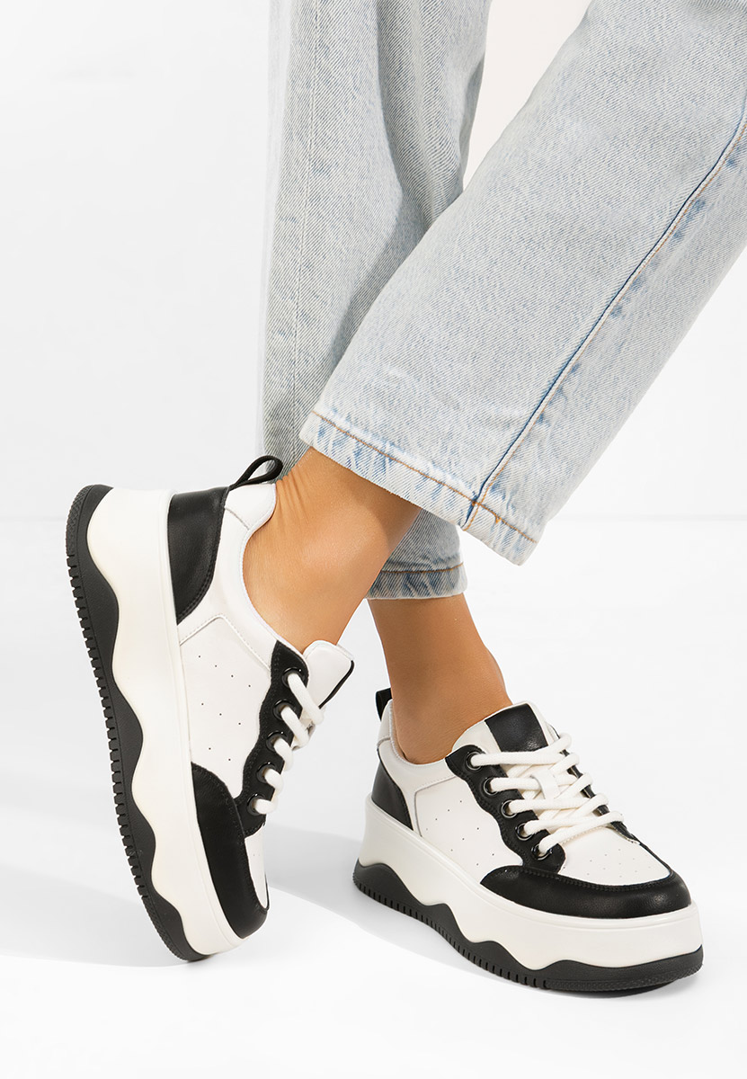 Sneakers γυναικεια δερματινα Euselia V2 λευκά