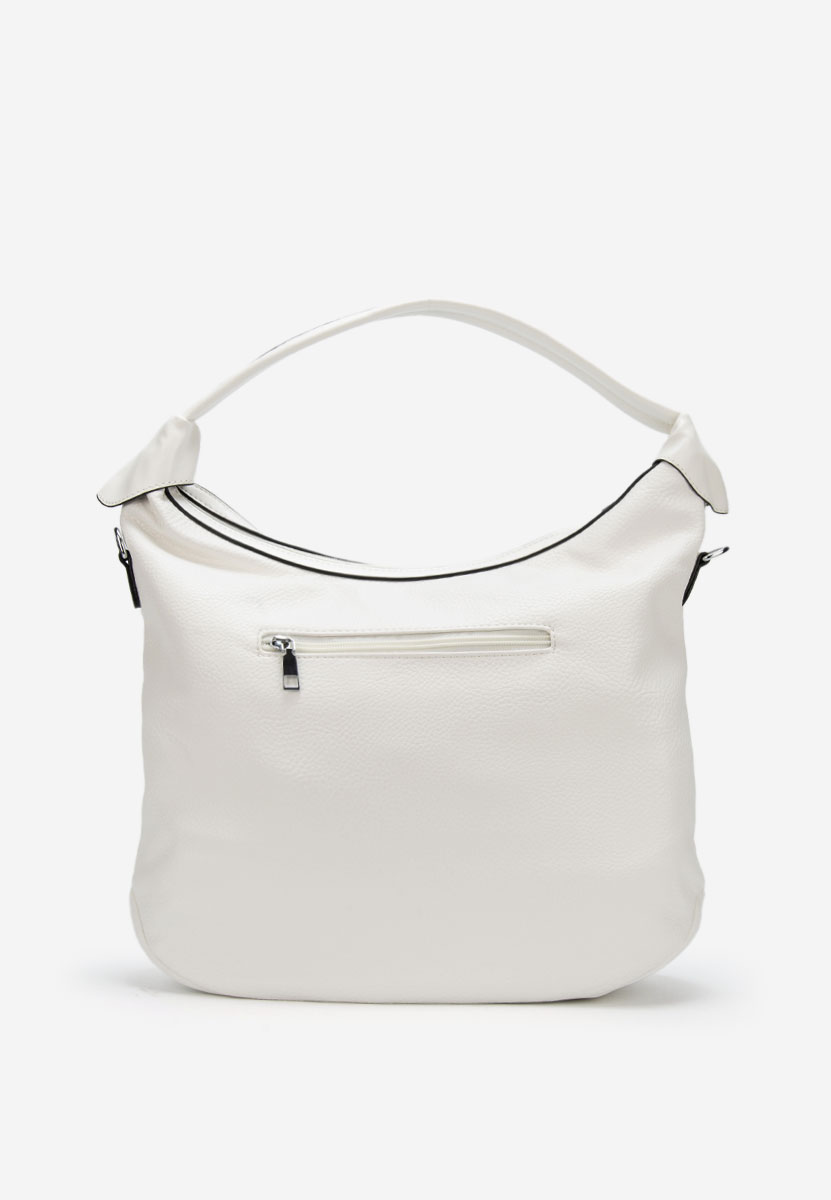 Τσάντα Χεριού Aikena ασπρη ελεφαντοδοντο