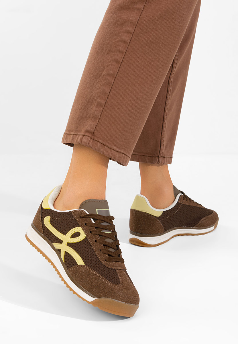 Sneakers γυναικεια Ferrelia καφε